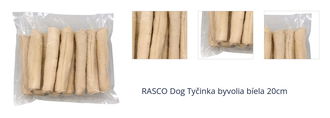 RASCO Dog Tyčinka byvolia bíela 20cm 1