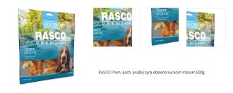 RASCO Prem. poch. prúžky syra obalene kuracím mäsom 500g 1