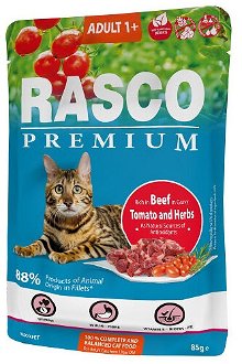 Rasco Premium Cat Adult kapsička hovädzie v šťave 85 g 2
