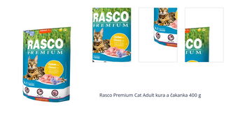 Rasco Premium Cat Adult kura a čakanka 400 g 1