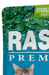 Rasco Premium Cat Adult Sterilized kapsička losos v šťave 85 g 6