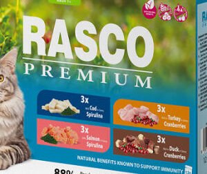 Rasco Premium Cat Adult Sterilized kapsičky multipack 12 x 85 g 5