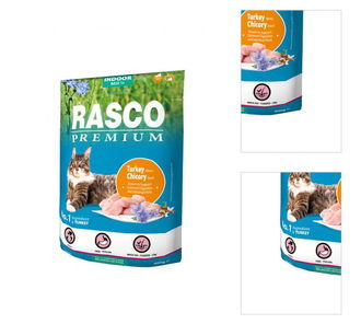 Rasco Premium Cat Indoor morka a čakanka 400 g 3