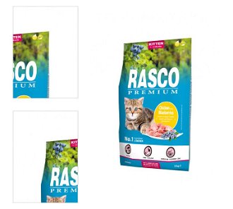 Rasco Premium Cat Kitten kura a čučoriedky 2 kg 4