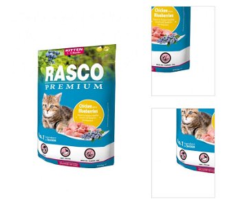 Rasco Premium Cat Kitten kura a čučoriedky 400 g 3
