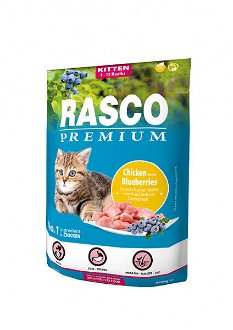 Rasco Premium Cat Kitten kura a čučoriedky 400 g