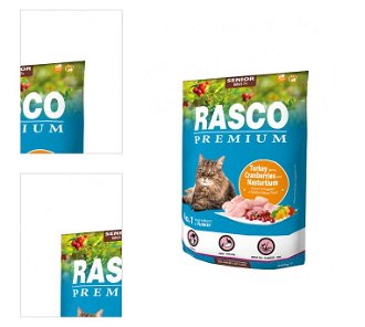 Rasco Premium Cat Senior morka s brusnicami kapucínkou 400 g 4