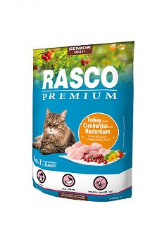 Rasco Premium Cat Senior morka s brusnicami kapucínkou 400 g 2