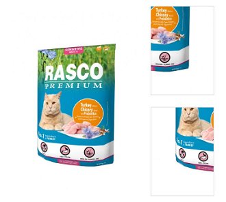 Rasco Premium Cat Sensitive morka a čakanka s obsahom probiotík 400 g 3