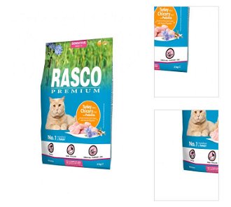 Rasco Premium Cat Sensitive morka a čakanka s probiotikami 2 kg 3