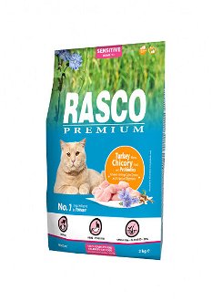 Rasco Premium Cat Sensitive morka a čakanka s probiotikami 2 kg 2