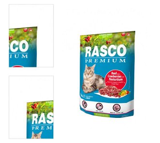 Rasco Premium Cat Sterilized hovädzie s brusnicami kapucínkou 400 g 4
