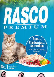 Rasco Premium Cat Sterilized tuniak brusnice a kapucínka 2 kg 5