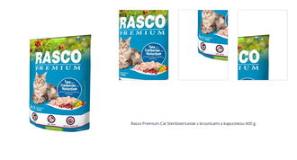 Rasco Premium Cat Sterilized tuniak s brusnicami a kapucínkou 400 g 1