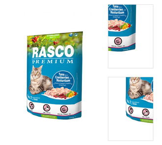 Rasco Premium Cat Sterilized tuniak s brusnicami a kapucínkou 400 g 3