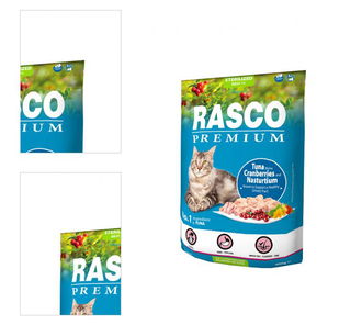 Rasco Premium Cat Sterilized tuniak s brusnicami a kapucínkou 400 g 4