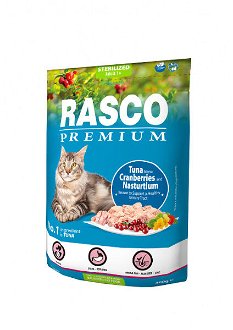 Rasco Premium Cat Sterilized tuniak s brusnicami a kapucínkou 400 g