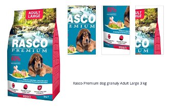 Rasco Premium dog granuly Adult Large 3 kg 1