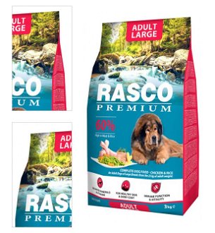 Rasco Premium dog granuly Adult Large 3 kg 4