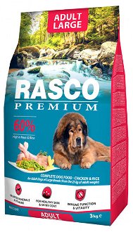 Rasco Premium dog granuly Adult Large 3 kg 2