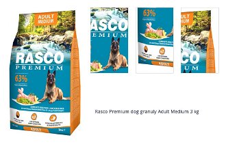 Rasco Premium dog granuly Adult Medium 3 kg 1