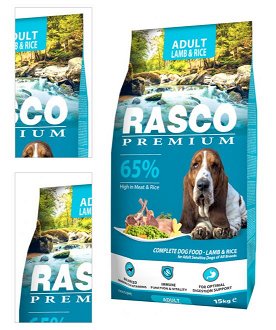 Rasco Premium dog granuly Adult Sensitive jahňa a ryža 15 kg 4