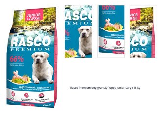 Rasco Premium dog granuly Puppy Junior Large 15 kg 1