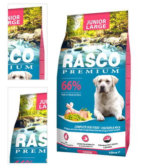 Rasco Premium dog granuly Puppy Junior Large 15 kg 4