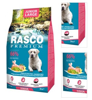 Rasco Premium dog granuly Puppy Junior Large 3 kg 3