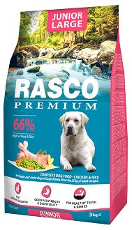 Rasco Premium dog granuly Puppy Junior Large 3 kg 2