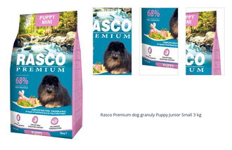 Rasco Premium dog granuly Puppy Junior Small 3 kg 1