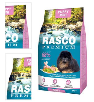 Rasco Premium dog granuly Puppy Junior Small 3 kg 4