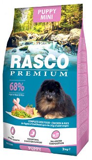 Rasco Premium dog granuly Puppy Junior Small 3 kg