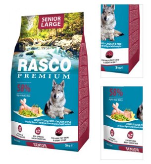 Rasco Premium dog granuly Senior Large 3 kg 3