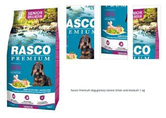 Rasco Premium dog granuly Senior Small and Medium 1 kg 1