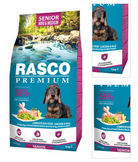 Rasco Premium dog granuly Senior Small and Medium 1 kg 3