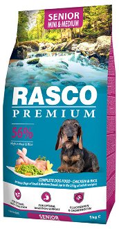 Rasco Premium dog granuly Senior Small and Medium 1 kg