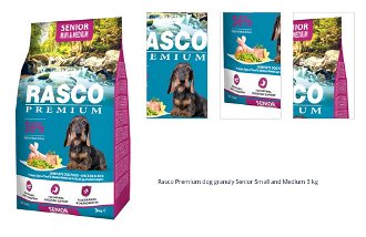 Rasco Premium dog granuly Senior Small and Medium 3 kg 1