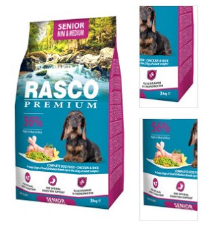 Rasco Premium dog granuly Senior Small and Medium 3 kg 3