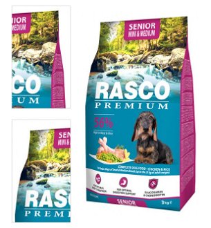 Rasco Premium dog granuly Senior Small and Medium 3 kg 4