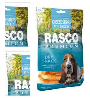 Rasco Premium pochúťa prúžky syra obalené kuracím mäsom 80 g 4