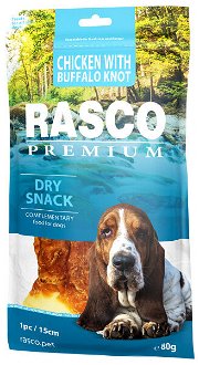 Rasco Premium pochúťka 15 cm byvolí uzol obalený kuracím mäsom 80 g