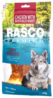 RASCO Premium pochúťka 18 cm byvolí uzol obalený kuracím mäsom 120 g
