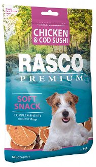 Rasco Premium pochúťka sushi z tresky a kuraťa 80 g