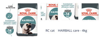 RC cat HAIRBALL care - 4kg 1