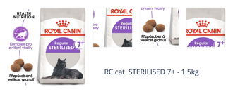 RC cat STERILISED 7+ - 1,5kg 1