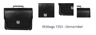 REAbags 7253 - čierna/nikel 1