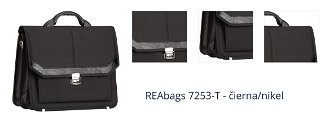 REAbags 7253-T - čierna/nikel 1