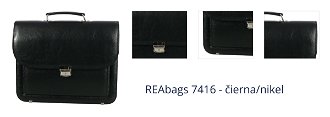 REAbags 7416 - čierna/nikel 1