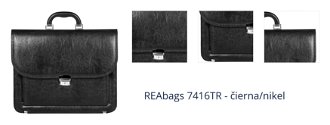 REAbags 7416TR - čierna/nikel 1